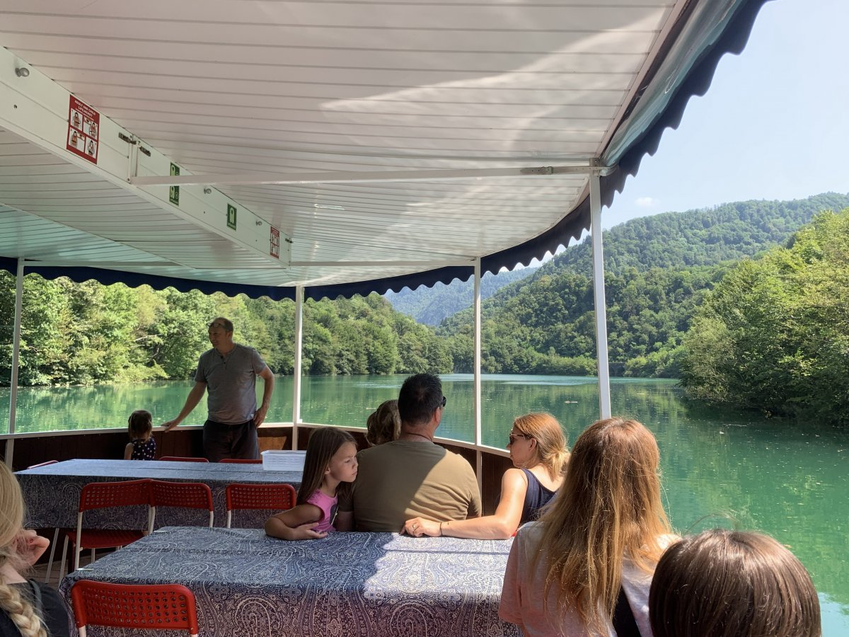 Plenty of space on board for families, friends and couples..