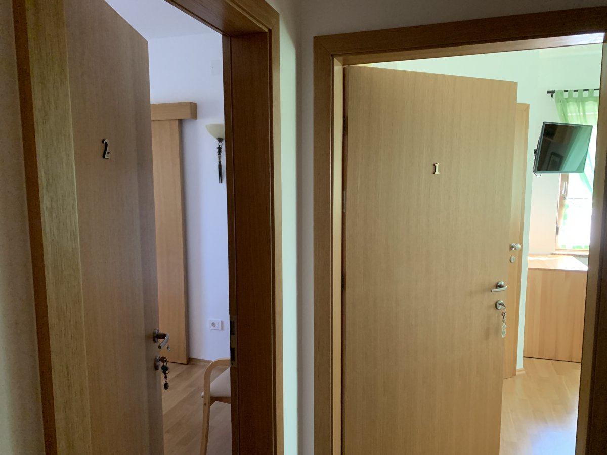 Mum and Dad in the Double room and the kids next door in the Twin room.. with a private door in front of both rooms! Mum and Dad in the Double room and the kids next door in the Twin room.. with a private door in front of both rooms!