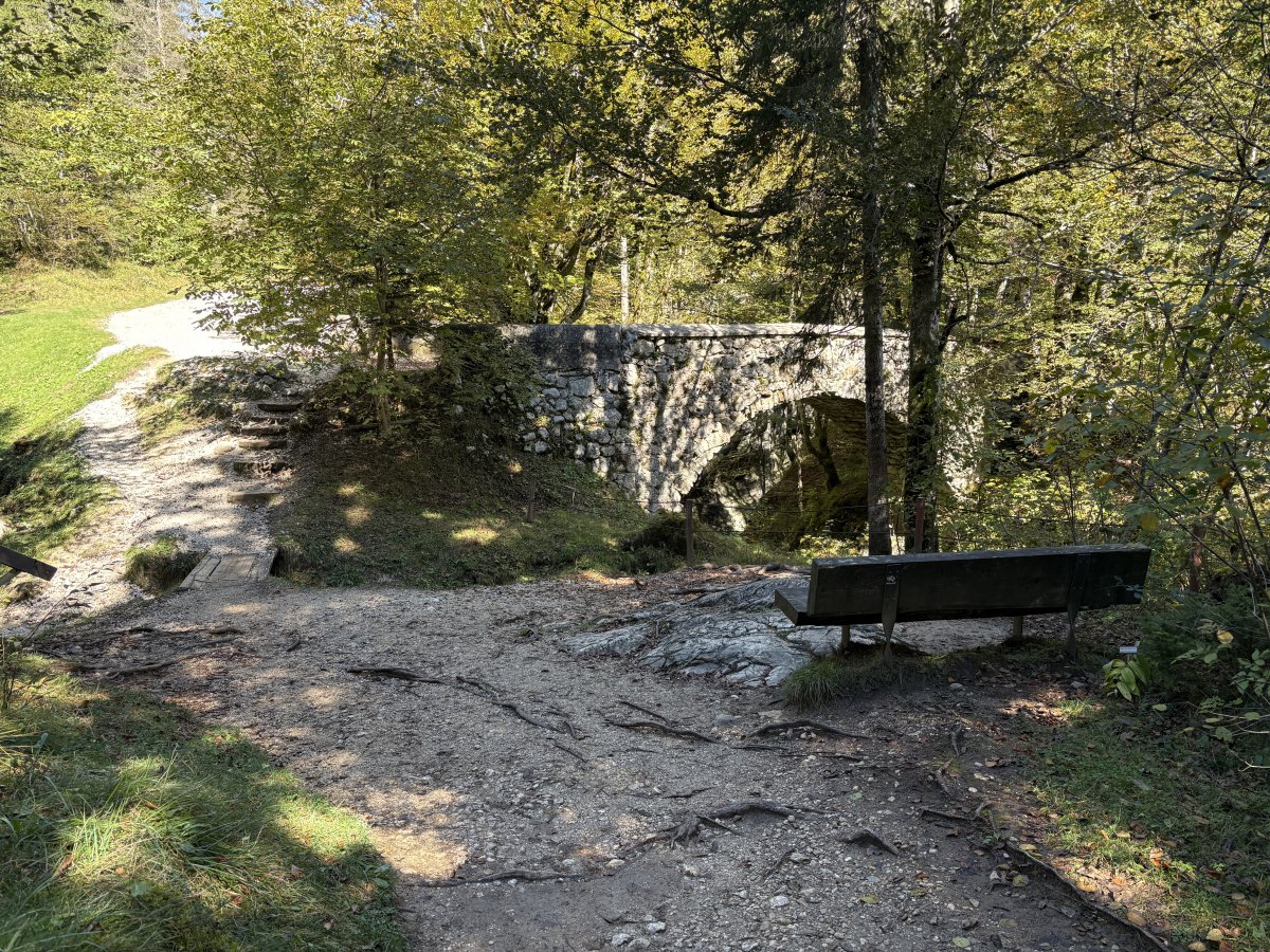 This is NOT the Little Bridge, however it is a little bridge at the start of the gorge walk..