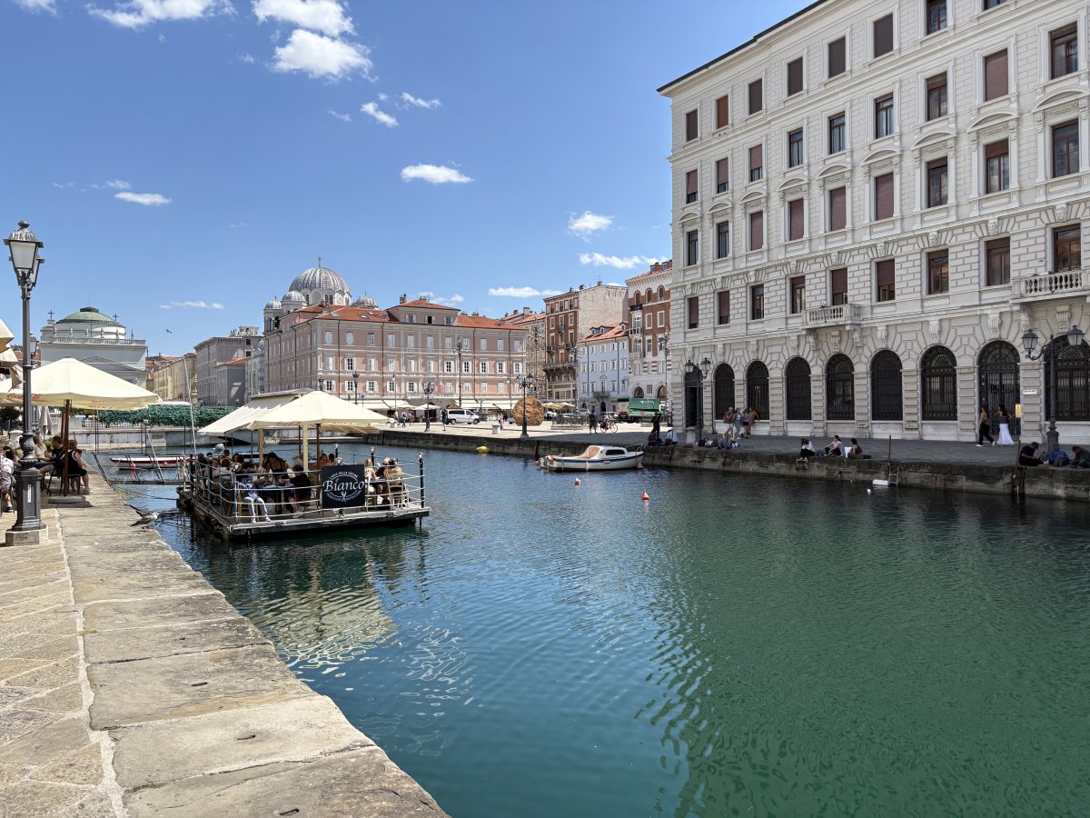 Quite a few restaurants and bars to choose from on the Grand Canal..