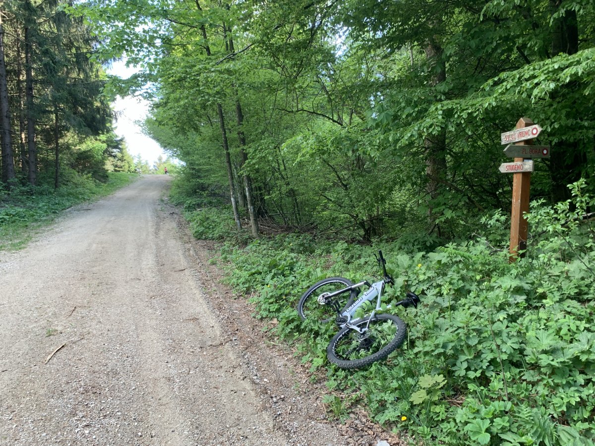 this is part of the route to follow if you go down St Lawrence towards the village of Studeno..