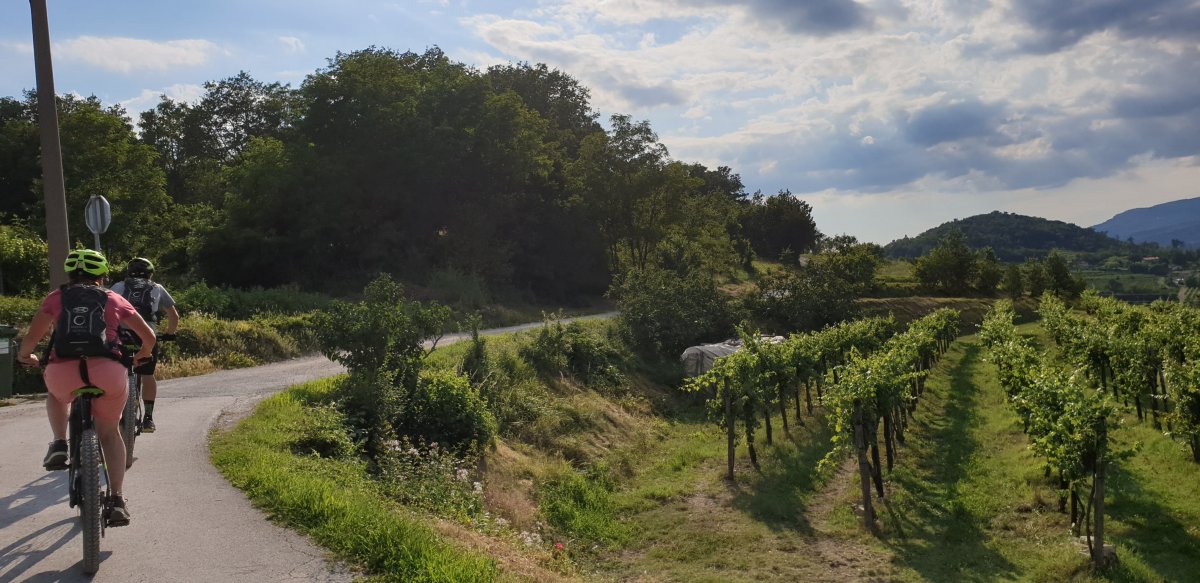 B. Over Nanos to the Vipava Valley..