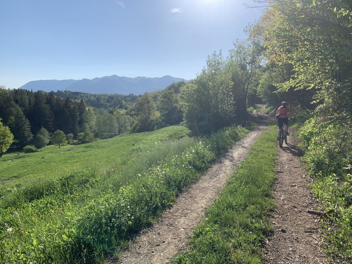 a secret part of the St James Pilgrim path to come home from Planina to Landol..