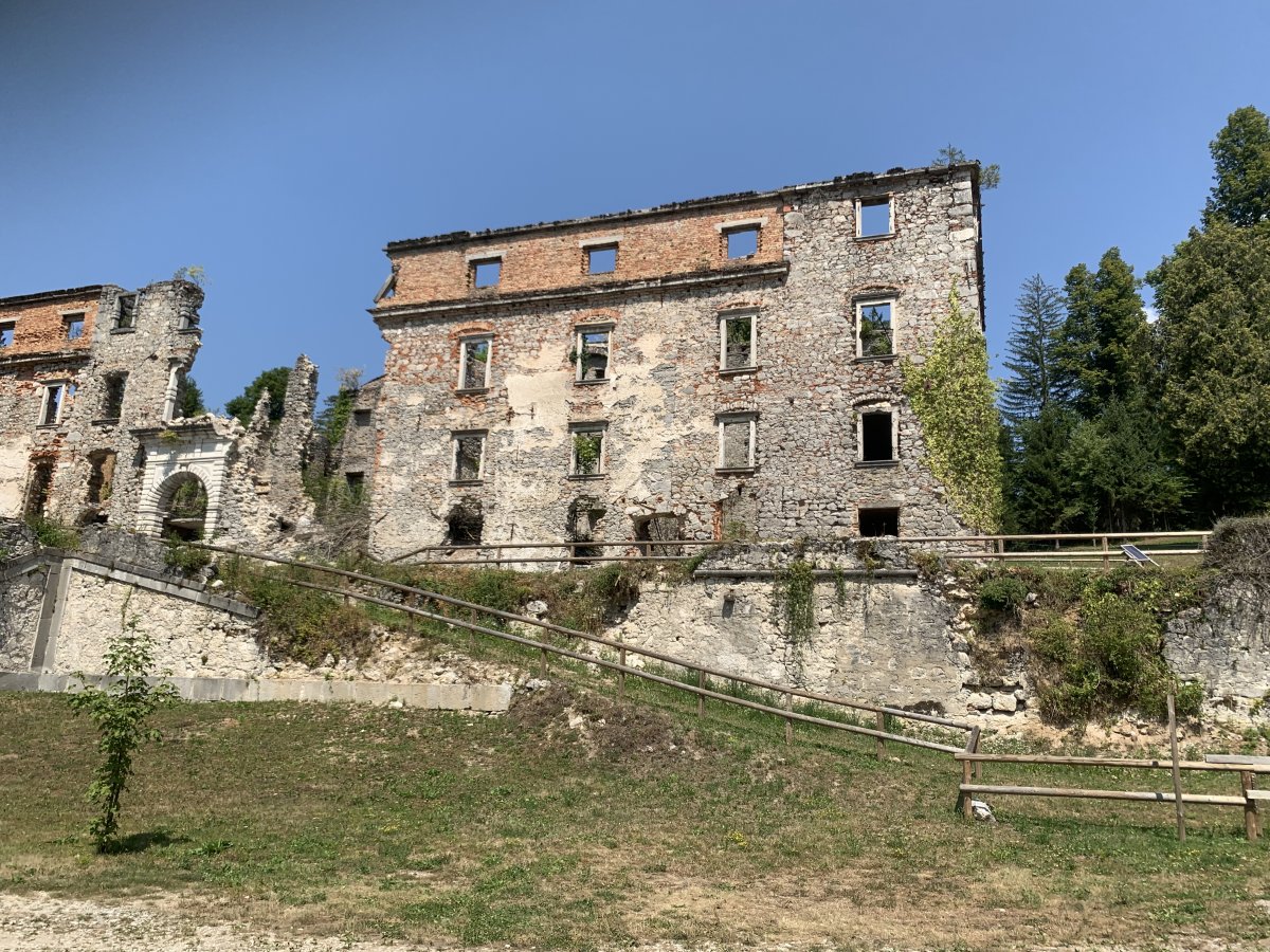 stop at Haasberg castle for a swig of water..