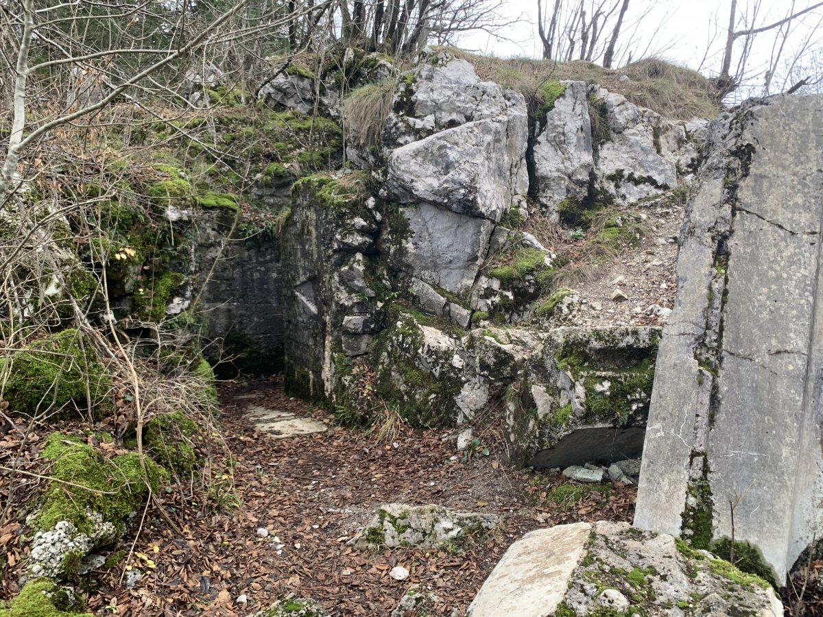 entrance to the cliff top secret bunker.. if you dare!