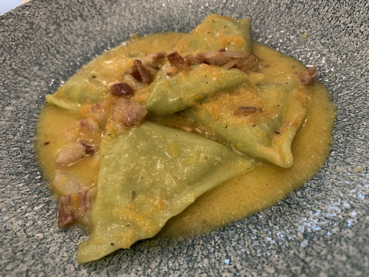 Pasta dish at Pri Damjanu, Slope..