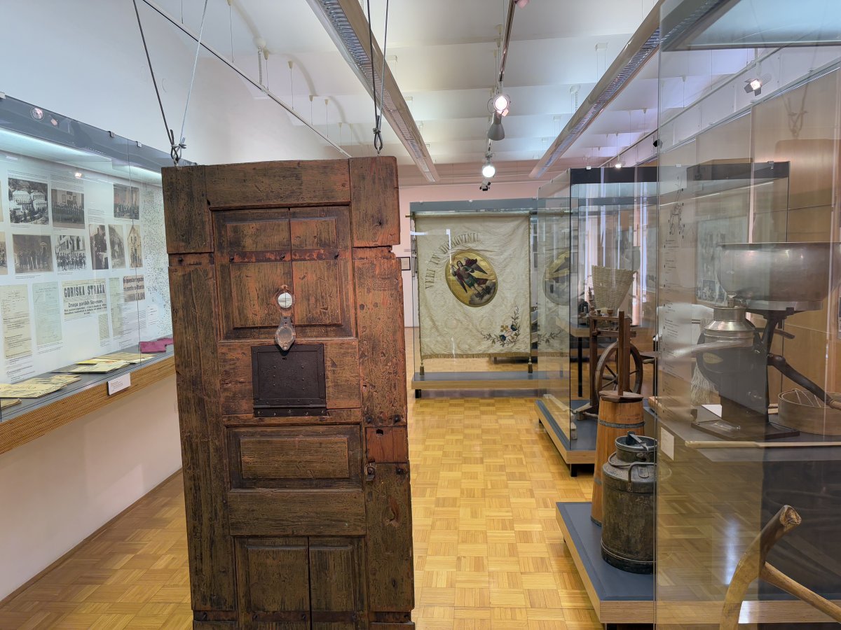 the first exhibits at the museum explain the history of Cerkno..