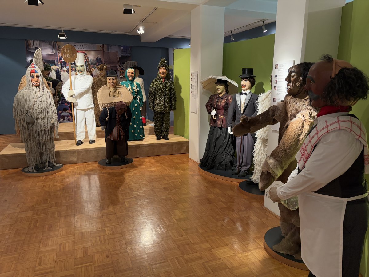 All the characters can be seen all year round in the Cerkno museum..