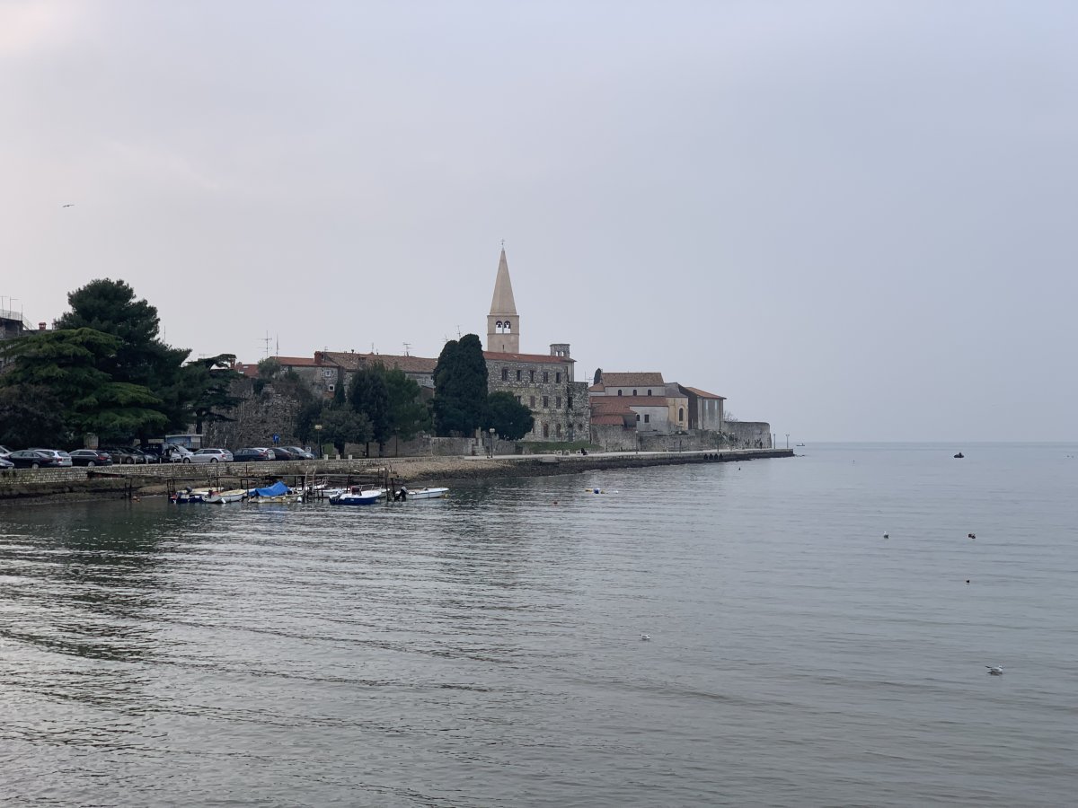 the Harbour side at Porec..