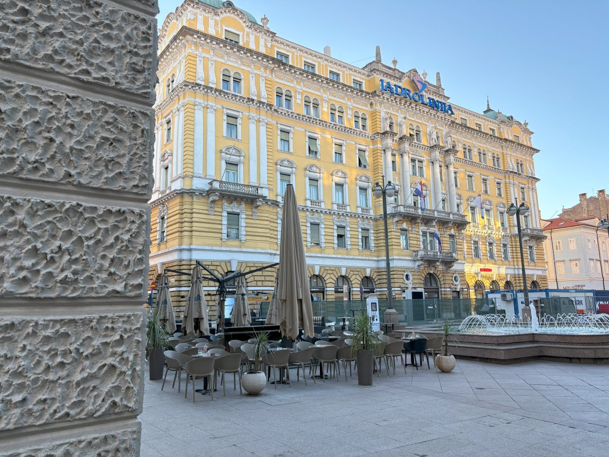 One of the enormous Shipping buildings near Rijeka harbour..