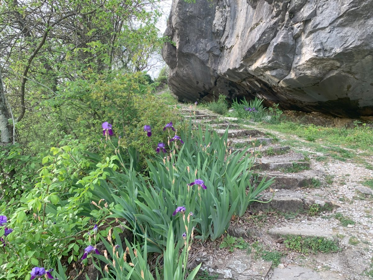 Fortress churches are almost alway on top of mighty hills..