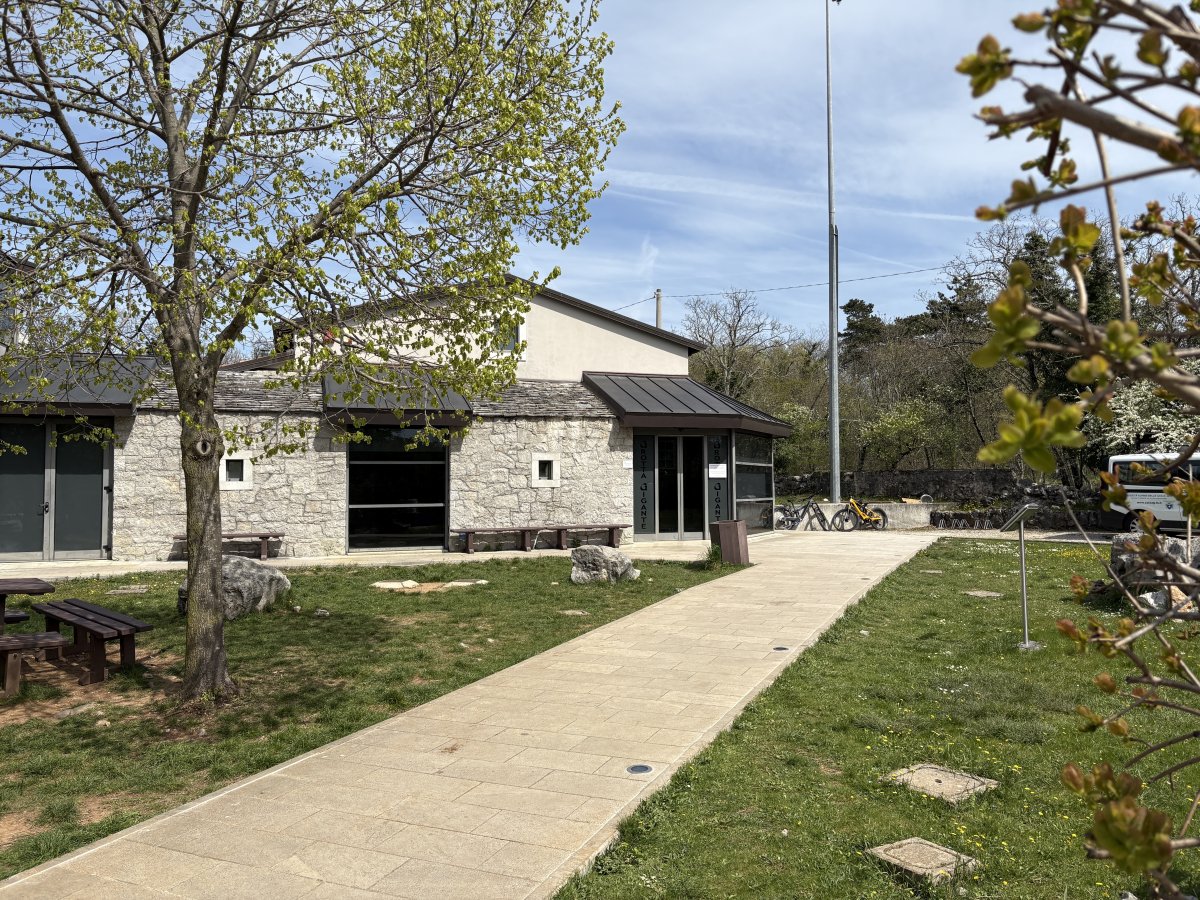 This is the visitor centre where you buy the tickets and commence your tour..