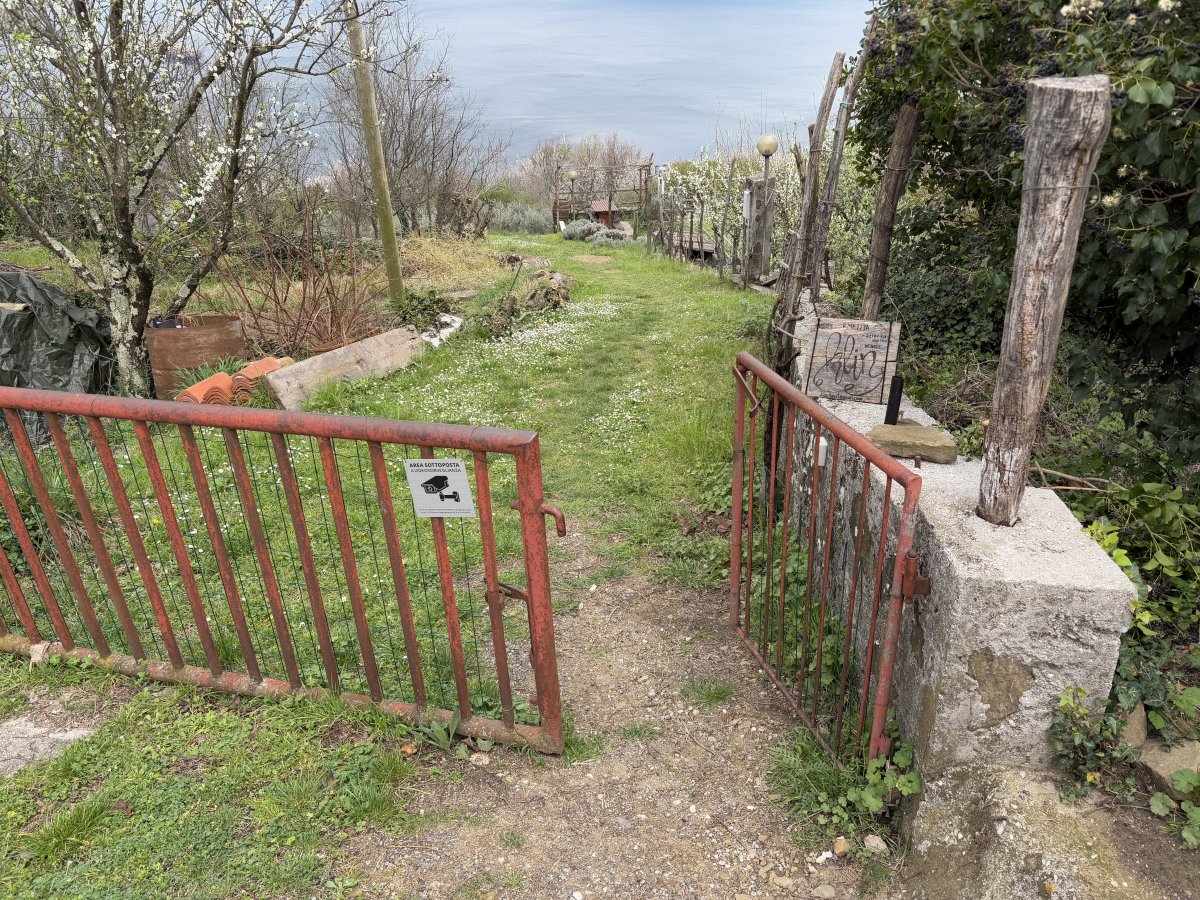 Look carefully for the little Klin wooden sign and the Wine Cellar is down the grass track..