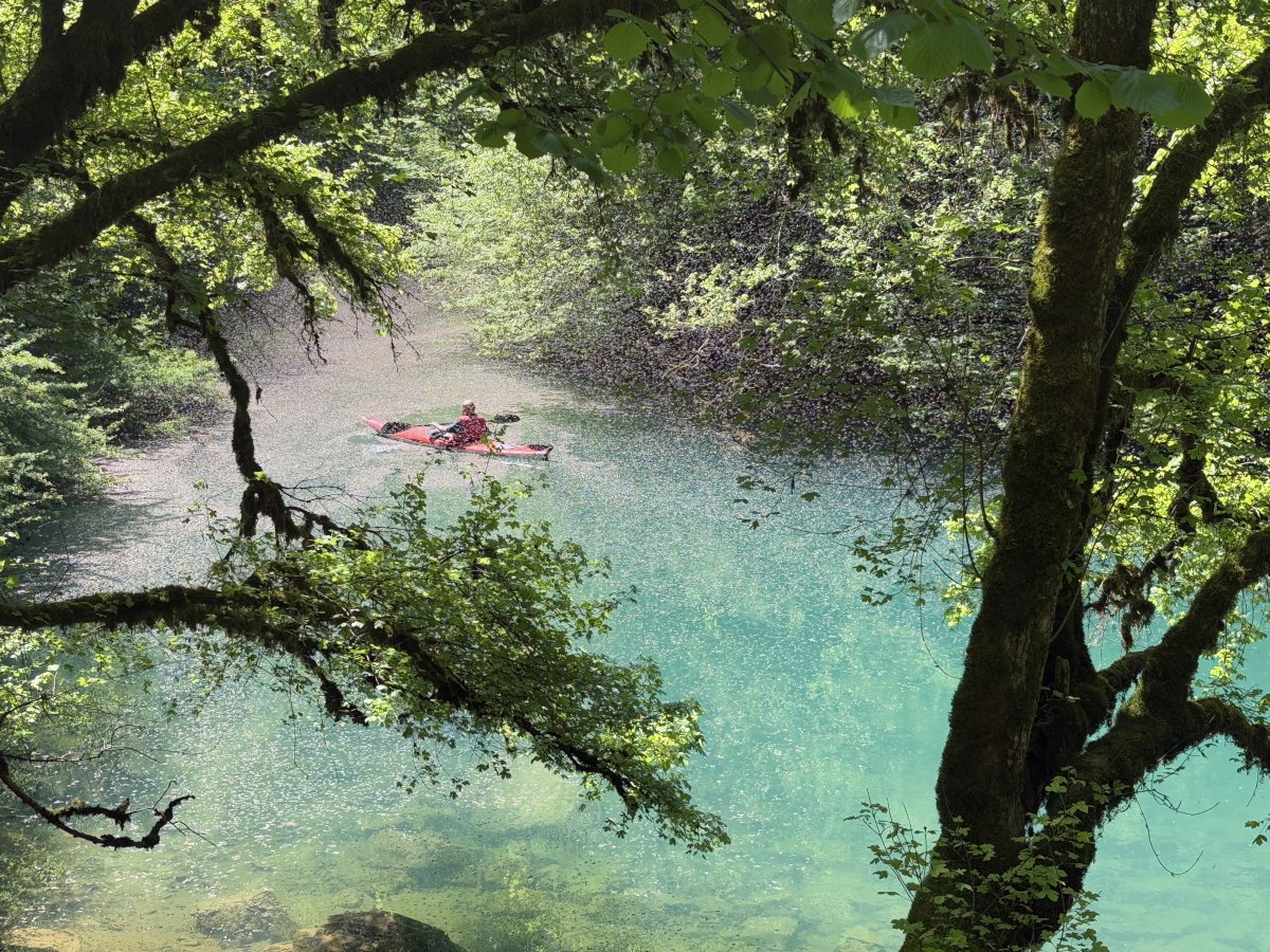 Messing about on the water in the middle of a mayfly storm..
