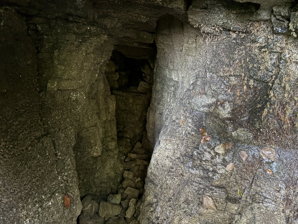 You would NOT be standing here if water was gushing out of this spring..