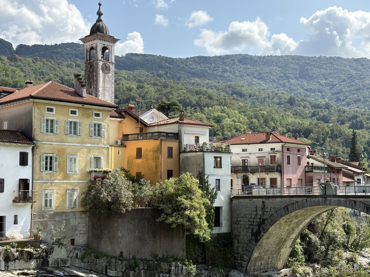 Kanal is one of the prettiest villages in Green Slovenia and that is saying something..