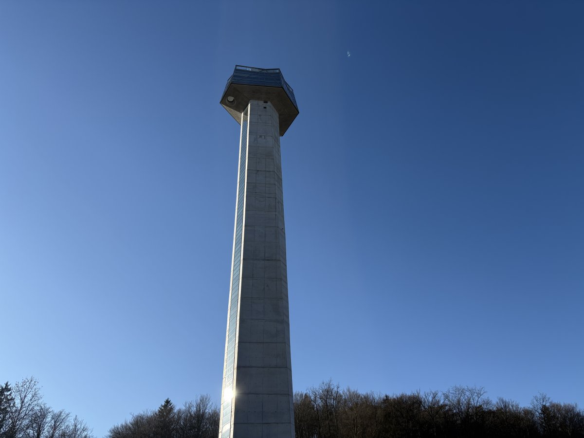 The tallest building in Slovenia at 106m..